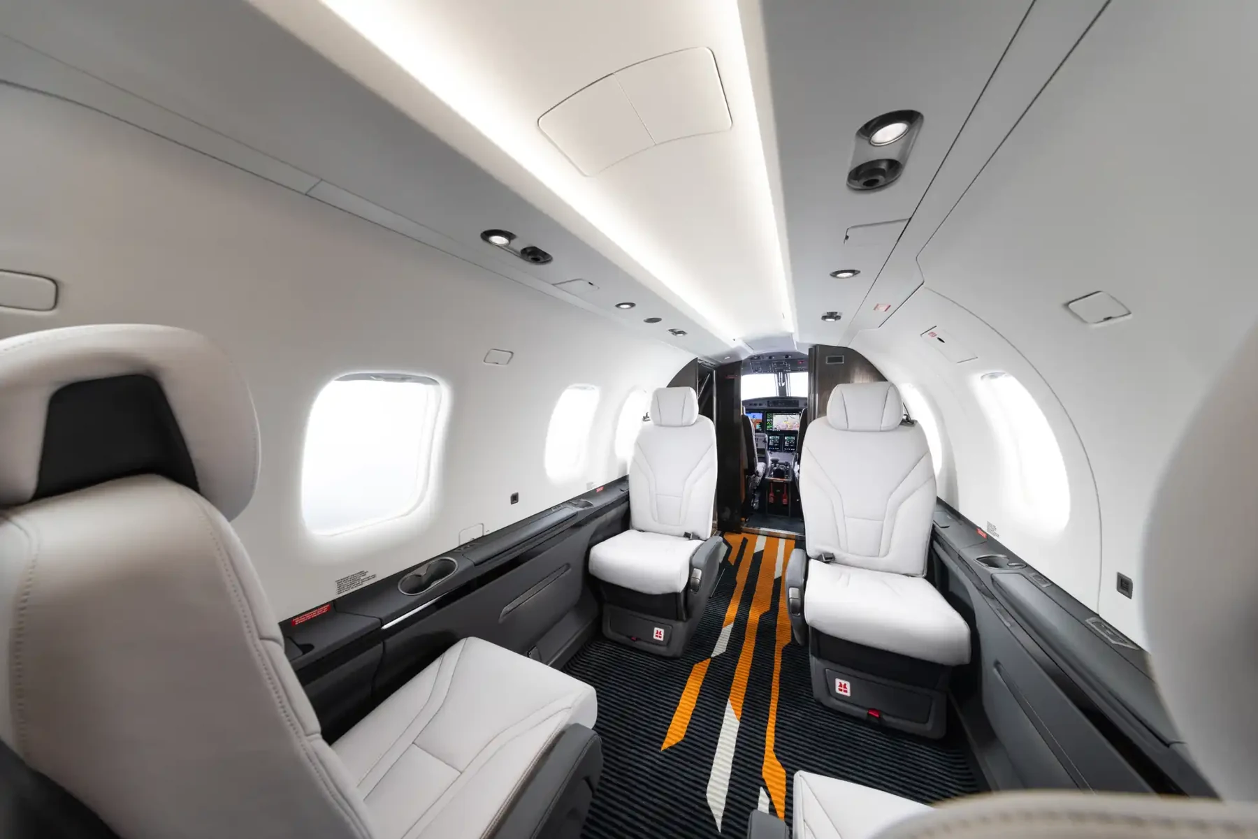 Pilatus PC-12 cabin